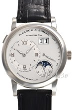 A. Lange & S�hne Lange 1 Moon Phase Platinum Silver Dial