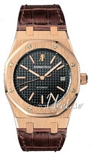 Audemars Piguet Royal Oak Black, Guilloche Dial Croco Strap