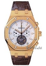 Audemars Piguet Royal Oak Tourbillon Yellow Gold White Dial