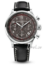 Baume & Mercier Capeland Steel Grey Dial Leather