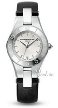 Baume & Mercier Linea Silver Dial Leather