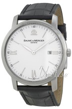Baume & Mercier Classima Executives XL Silver Dial Croco Strap