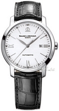Baume & Mercier Classima Executives XL Silver Dial Croco Strap