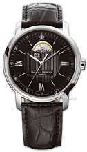 Baume & Mercier Classima Executives XXL Black Dial Croco Strap