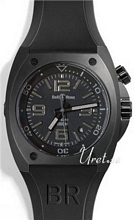 Bell & Ross Marine Sort/Gummi �44 mm