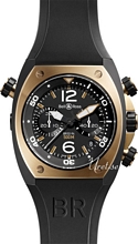 Bell & Ross Marine Sort/Gummi �44 mm