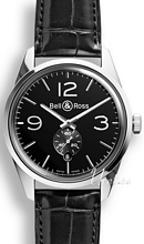 Bell & Ross Vintage Sort/Læder Ø41 mm Bell & Ross Vintage Sort/Læder Ø41 mm