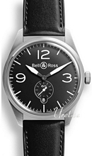 Bell & Ross Vintage Sort/Læder Ø41 mm Bell & Ross Vintage Sort/Læder Ø41 mm
