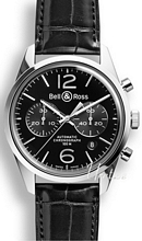 Bell & Ross Vintage Sort/Læder Ø41 mm Bell & Ross Vintage Sort/Læder Ø41 mm