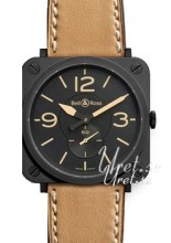 Bell & Ross Aviation Sort/L�der 39x39 mm