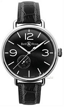 Bell & Ross Vintage Sort/Læder Ø45 mm Bell & Ross Vintage Sort/Læder Ø45 mm