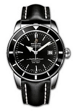 Breitling Superocean Heritage Black Dial Leather Breitling Superocean Heritage Black Dial Leather
