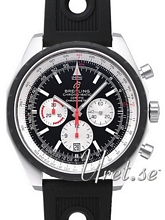 Breitling Chrono-Matic 49 Black Dial Rubber