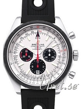 Breitling Chrono-Matic 49 White Dial Rubber