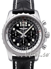 Breitling Chronospace Automatic Black Dial Leather