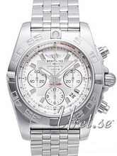 Breitling Chronomat B01 Silver Dial Bracelet