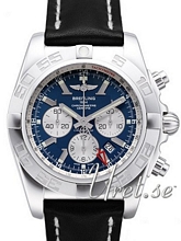 Breitling Chronomat GMT Blue Dial Leather Breitling Chronomat GMT Blue Dial Leather