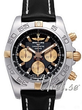 Breitling Chronomat B01 Black Dial Croco Leather