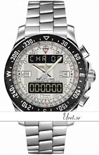 Breitling Airwolf Raven Silver Dial Bracelet