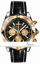Breitling Chronomat B01 Black Dial Croco Leather Breitling Chronomat B01 Black Dial Croco Leather