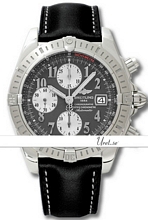 Breitling Chronomat Grey Dial Leather Strap Breitling Chronomat Grey Dial Leather Strap