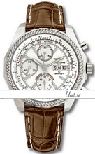 Breitling For Bentley GT White Dial Croco Strap