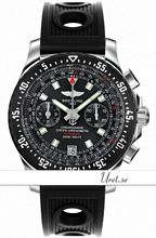 Breitling Skyracer Raven Black Dial Rubber