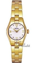 Bulova Bracelet Ladies Gold Tone White Dial
