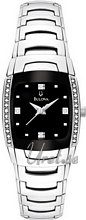 Bulova Diamonds Ladies Black Dial