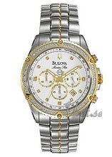 Bulova Marine Star Diamond Chronograph Two Tone Black Dial Bulova Marine Star Diamond Chronograph Two Tone Black Dial