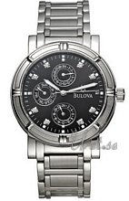 Bulova Diamonds Chronograph Black Dial Bulova Diamonds Chronograph Black Dial