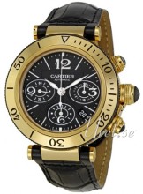 Cartier Pasha Seatimer Black Dial Croco Strap Cartier Pasha Seatimer Black Dial Croco Strap