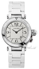Cartier Pasha Seatimer Lady Silver Dial Steel/Rubber Bracelet Cartier Pasha Seatimer Lady Silver Dial Steel/Rubber Bracelet