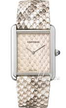 Cartier Tank Solo Beige Dial Phyton Strap