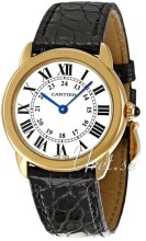 Cartier Ronde Solo Silver Dial Croco Strap Cartier Ronde Solo Silver Dial Croco Strap