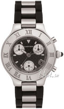Cartier 21 Must Grey Dial Chronograph
