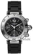 Cartier Pasha Seatimer Steel Black Dial Cartier Pasha Seatimer Steel Black Dial