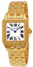 Cartier Santos Demoiselle Yellow Gold Silver Dial