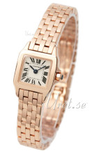 Cartier Santos Demoiselle Rose Gold Silver Dial