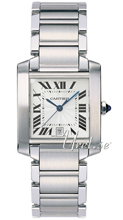 Cartier Tank Francaise Silver Dial Bracelet Cartier Tank Francaise Silver Dial Bracelet