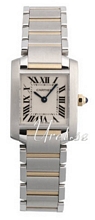 Cartier Tank Francaise Silver Dial Two Toned Bracelet Ladies Cartier Tank Francaise Silver Dial Two Toned Bracelet Ladies