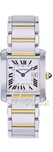 Cartier Tank Francaise Silver Dial Two Toned Bracelet Midsize Cartier Tank Francaise Silver Dial Two Toned Bracelet Midsize