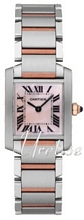 Cartier Tank Francaise Pink MOP Dial Two Toned Bracelet Ladies Cartier Tank Francaise Pink MOP Dial Two Toned Bracelet Ladies