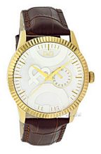 Dolce & Gabbana D&G Twin Tip White Dial Leather Strap
