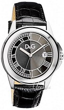 Dolce & Gabbana D&G Zermatt Black Dial Leather
