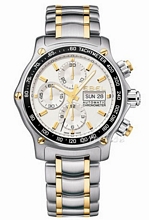 Ebel 1911 Discovery Yellow Gold/Steel Silver Dial Ebel 1911 Discovery Yellow Gold/Steel Silver Dial