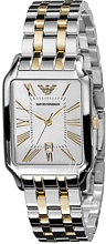 Emporio Armani Ladies S�lv/St�l 29x25 mm