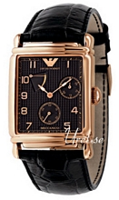 Emporio Armani Mens Læder 48x38 mm Emporio Armani Mens Læder 48x38 mm