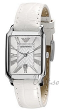 Emporio Armani Classic White Dial Leather