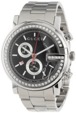 Gucci 101 M Sort/Stål Ø44.00 mm Gucci 101 M Sort/Stål Ø44.00 mm